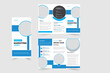 © AZI - Business Brochure Template in Tri Fold Layout.