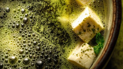 Wall Mural - broccoli-topped soup bowl