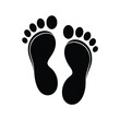 © Jobaida - Foot prints vector. foot prints on white background