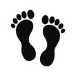 © Jobaida - foot prints on white