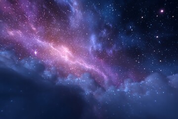 Wall Mural - Abstract of deep space background