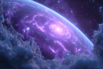 Wall Mural - Abstract of deep space background