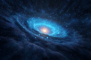 Wall Mural - Abstract of deep space background