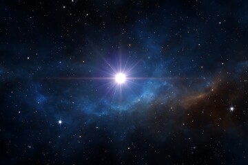 Wall Mural - Space background with stars