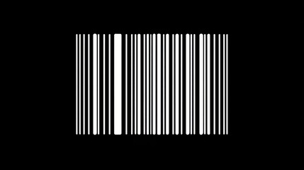 Made In Barcode. Simple Bar Code Design in Black and White for Business