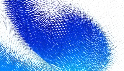 Abstract blue and white dot pattern