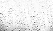© Uuganbayar - Water rain or shower drops seamless border isolated on transparent background. Realistic pure droplets condensed texture.