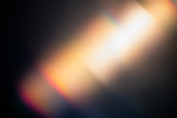 Wall Mural - light leak overlay effect with blur bokeh rainbow light leaks,retro noisy film texture light leak fl