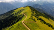 © klenger - Winding road ascending through lush green forest in Camlihemin, Rize, Turkiye, Black Sea region