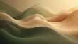 © Maryna - Abstract illustration with soft fuzzy textures, flowing geometric lines in olive green, burnt sienna, sand beige. Design evokes organic landscapes, modern graphic art. Ideal for use as background in