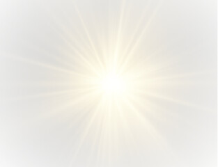 Wall Mural - png glowing sunlight with sparkle flare and bright lens flash on transparent background featuring ma
