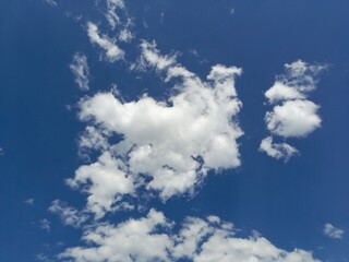 Wall Mural - blue sky with clouds