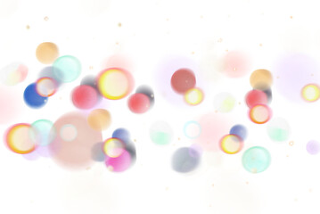 Wall Mural - magic glow and shine with rainbow prism overlay – sparkling diamond and crystal light with transpare
