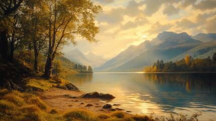 Wall Mural - nature, sunny day
