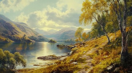 Wall Mural - nature, sunny day

