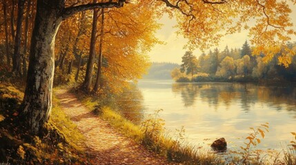 Wall Mural - nature, sunny day
