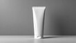 © andrew - Blank white tube of cream or lotion, studio shot