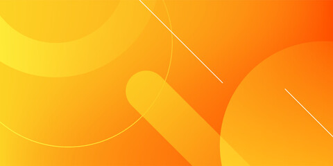 Poster - Abstract orange background with circles. Vector illustration.eps 10