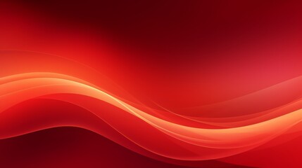 Wall Mural - red wave with a red background. the wave is very long and has a lot of detail