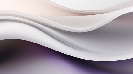 Wall Mural - white and purple wave with a purple line in the middle. the wave is very long and has a very smooth 
