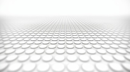Wall Mural - white background with a lot of small white circles. the circles are arranged in a pattern that creat