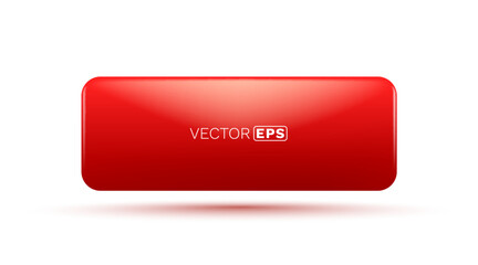Wall Mural - Red frame label, event bar button, color signboard. Vector illustration