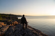 © Omar - Person Enjoying Sunset by Lake Superior, Minnesota
