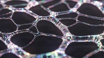 Microscopic Network: A Close-Up View of Interconnected Structures