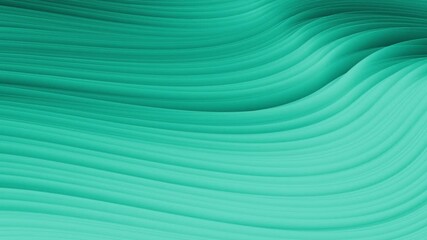 3d animation blue turquoise waves motion background seamless looping