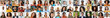 © Prostock-studio - A vibrant collage showcases a diverse group of people smiling and enjoying life together.