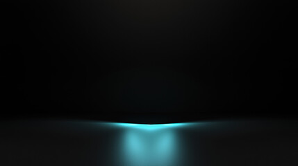 Sticker - a black seamless background, with a single screen emitting an ominous glow.