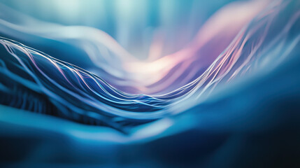 Sticker - blue gradient background with gentle motion blur and a dreamy, surreal atmosphere.