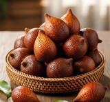 salak fruit in the basket