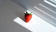 © vivi - Ripe Strawberry with Sunlit Still Life.