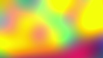 Wall Mural - Vibrant gradient color swirl animation. Smooth flowing gradient effect motion. Colorful abstract blur motion effect. Rainbow blur gradient with soft transitions. Dynamic gradient color flow animation