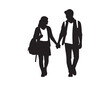 © Design_Circle - silhouette of a young couple