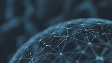 Digital data streams with glowing lines and binary code