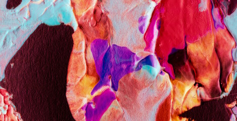 Wall Mural - whimsical and energetic colorburst creating a captivating and abstract visual experience