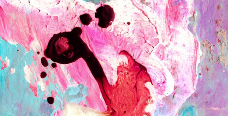 Wall Mural - whimsical and energetic colorburst creating a captivating and abstract visual experience