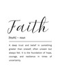 © Crox Studio - Faith Definition Printable Wall Art, Inspirational Quote Print, Minimalist Dictionary Poster, Spiritual Home Decor, Gift for Friend, Digital Download