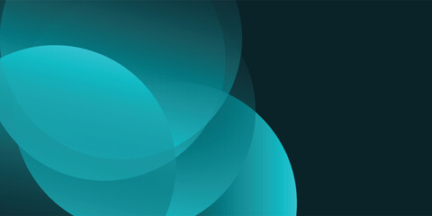 Wall Mural - dark blue abstract background with glowing curve. shiny blue gradient geometric element. dynamic cur
