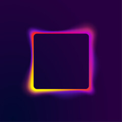 Wave bright fluid swirl motion dynamic abstract background with neon gradient blue black effect texture circular ring light flow science fantasy technology digital innovation line design