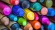 © fanthec - Close-up of colorful crayons (6)