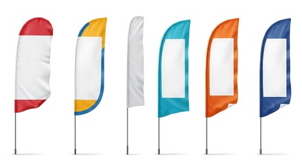 Fluid Banners: A Spectrum of Silhouettes