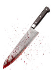 Bloody Knife PNG Halloween Horror Decoration In Transparent Background
