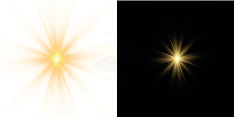 Wall Mural - star background with red flash, space beam and shining sparkle png.