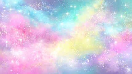 A cosmic space scene with a glowing function QR code floating amidst stars and nebulae,