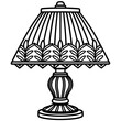 © Anzali Rani - table lamp vector line art