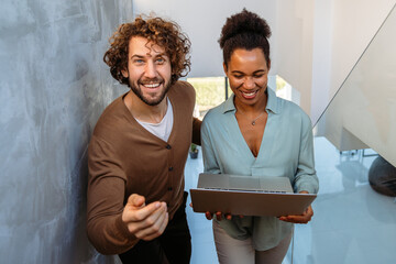 busy business people, programmers software developer engineer working on computer in office