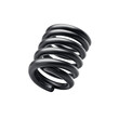 © Sunsilk - Close-up of a coiled, black spring